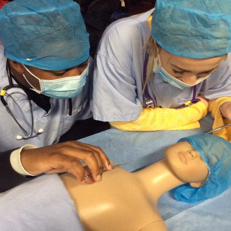 Image of Students Working at Operating Theatre Live