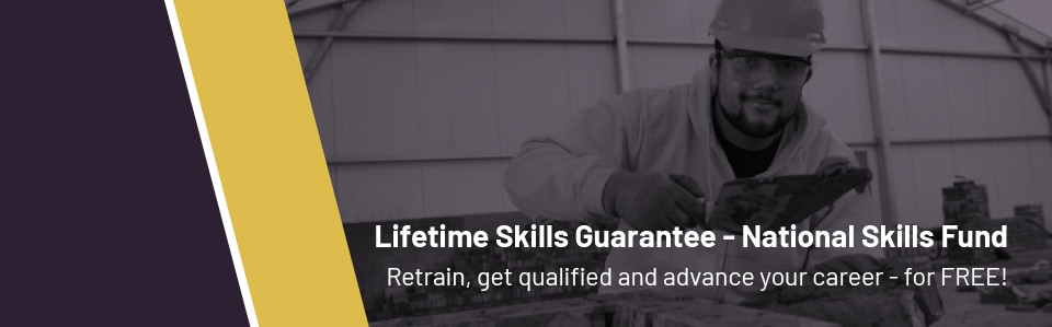 Lifetime skills guarantee - free training