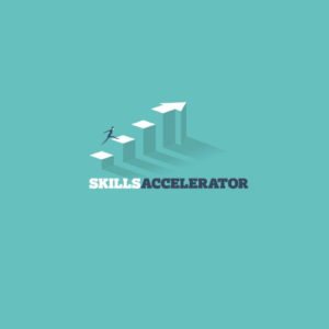 Graphic with the text "Skills Accelerator"