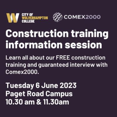 Construction training information session