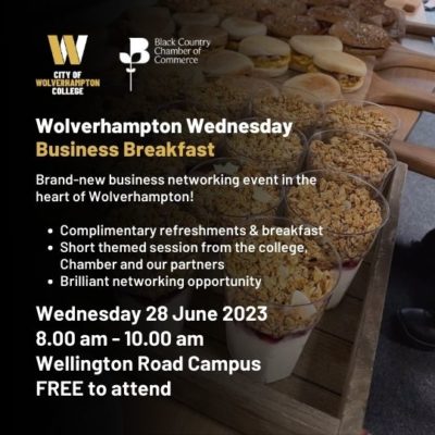 Wolverhampton Wednesday Business Breakfast!