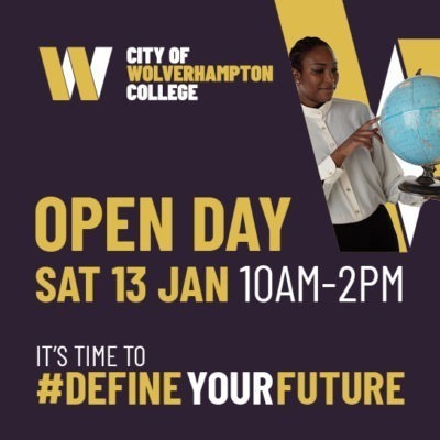Open Day - Saturday 13 January 2024